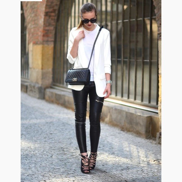 Zara Jackets & Blazers - ZARA White Long blazer S